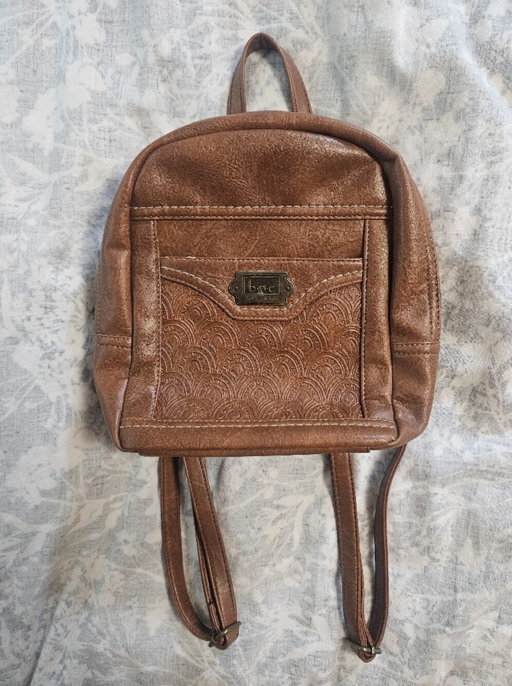 B.O.C Mini Faux Leather Backpack